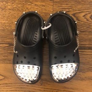 New Crocs Classic Barneys Cap Clog Black M36-W37